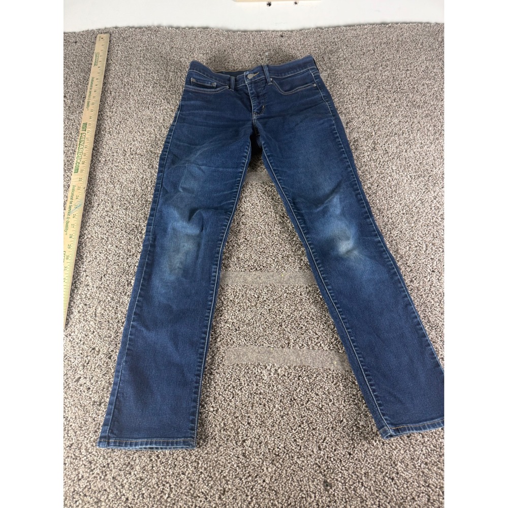 Levis 312‎ Shaping Slim Jeans Womens 28 Dark Wash Blue Mid Rise Denim Pants